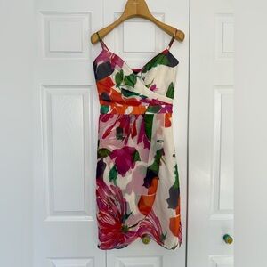 Floral Multicolor Spaghetti Strap Dress - Coast
